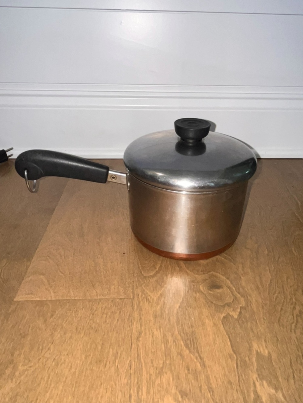 Vintage Revere Ware 2 Quart Copper Bottom Pot W/Lid: -84 #7186